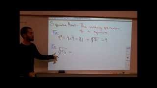 Algebra Skill 2.7 - Perfect Squares and Simplifying Radicals