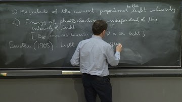 The photoelectric effect