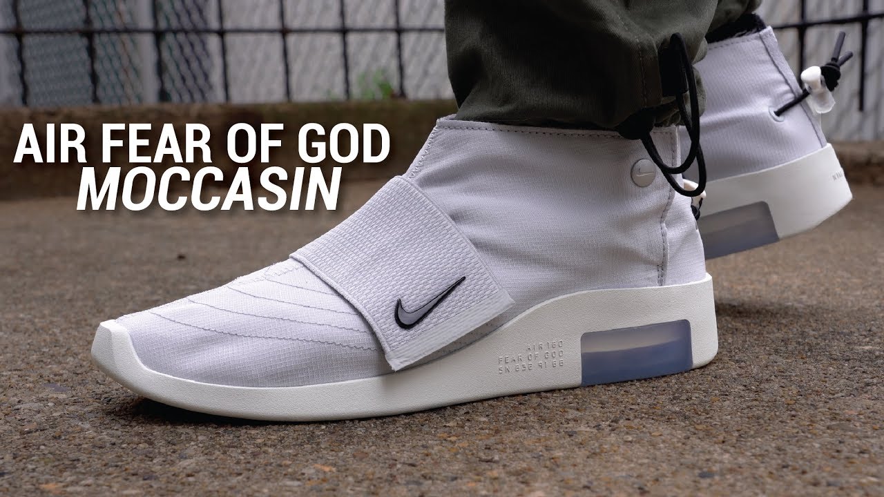 Alboroto riñones País Is This the Worst FOG X Nike Sneaker? Nike Air Fear of God Moccasin Review  - YouTube