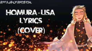 Homura - Lisa Lyrics Full (Cover) Sub Indonesia