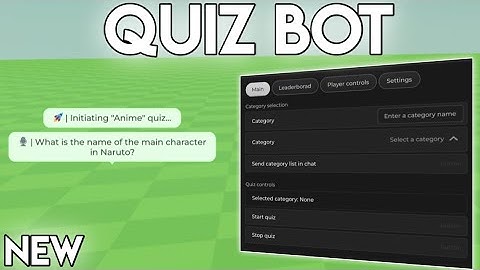 [OP] Roblox New Quiz Bot Script 🤩