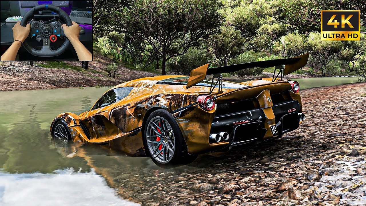 Rebuilding Ferrari LaFerrari Forza Horizon 5 Logitech G29 Stering Wheel Gameplay