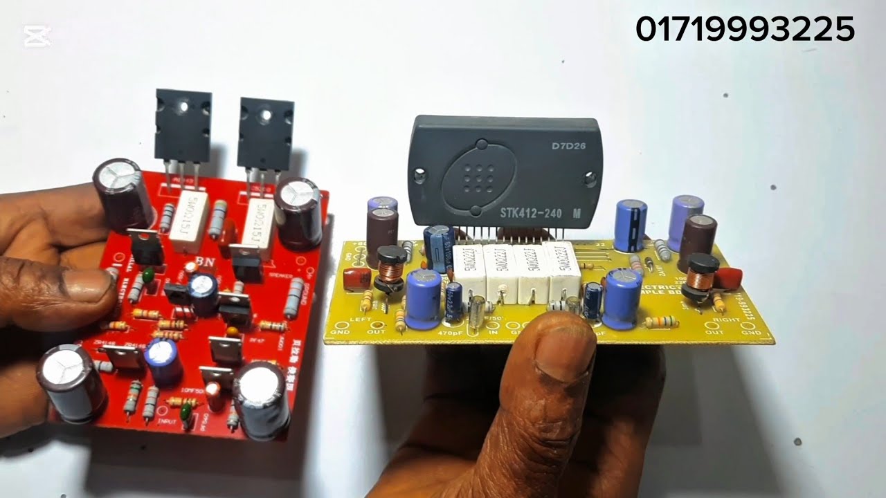 Stk 412-240M stereo audio power amplifier
