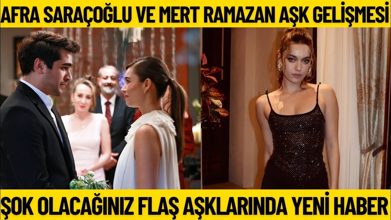 Невероятные новые события в жизни Афры Сарачоглу и Мерта Ашка! Что произошло? Новые фотографии...!