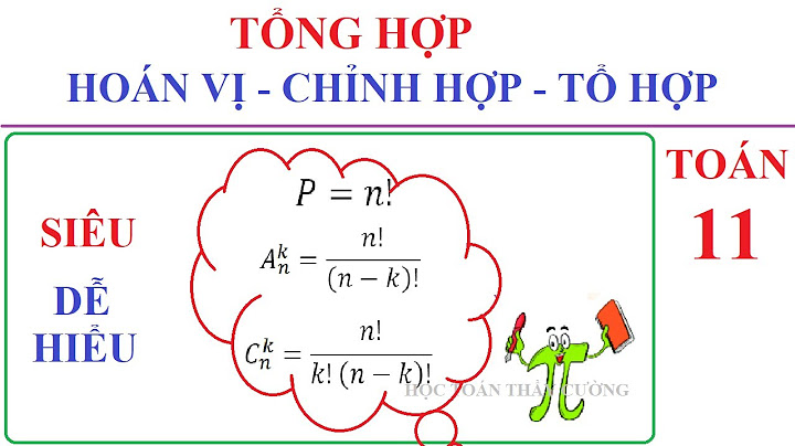 Bài toán thực tế phân biệt tổ hợp chỉnh hợp