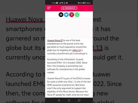 Huawei Nova 5t Emui 13