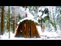 LOG CABIN from START to FINISH | 16 days BUSHCRAFT | 35 minutes of highlights in SHORTS video format