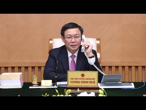 Phó Thủ tướng Vương Đình Huệ điện đàm với Bộ trưởng Tài chính Hoa Kỳ