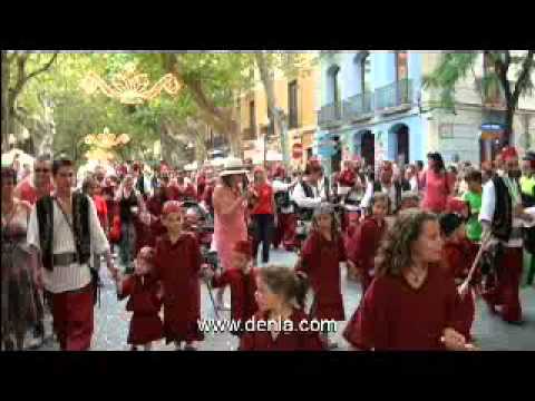 Moros y Cristianos Dénia 2011. Desfile Infantil: Filà Abencerrajes