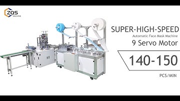 how to adjust  9 Servo Motor High speed 1+1 Face Mask Machine