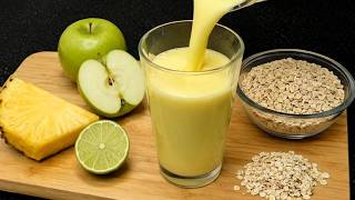 ¿Tienes el ABDOMEN INFLAMADO después de comer? 😱 Prepara esta BEBIDA DE AVENA y siéntete más ligero