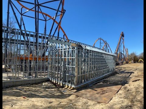 OFFICIAL Jersey Devil Coaster 'Behind the Adventure' Construction Update - Episode 8