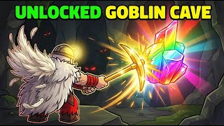 I Unlocked The Goblin Cave On The Roblox The Forge