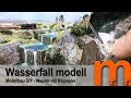 Wasserfall für Dioramen und Modelleisenbahn