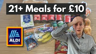 I Tried Living off £10 for a WEEK | $13 Aldi Food Budget Challenge 2022
