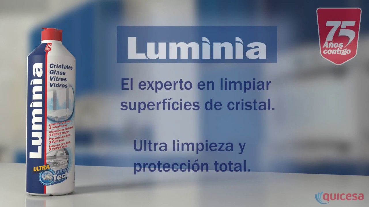 LUMINIA LIMPIA CRISTALES 750ML.