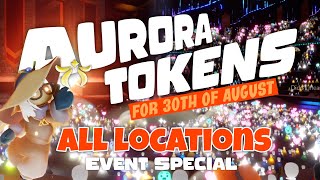 Aurora’s Tokens Locations (For 30th Aug) | Aurora Encore | SkyCotl | NoobMode