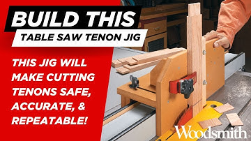 Perfect Tenons Every Time — DIY Table Saw Tenon Jig Build