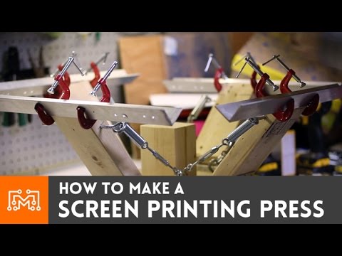 Start-Up Press Screen Printing Machine For T-Shirts Table Ink DIY 