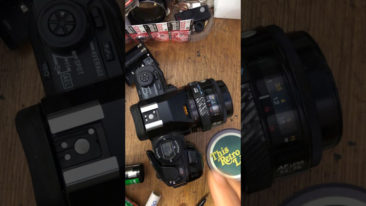 Minolta maxxum 9000 alpha 9000 af operation video minolta 9000