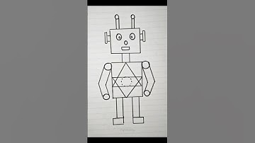 Easy Mathematical Shape Robot #robot #robotdrawing #shapes #shape #shapelearning #kidsprojects