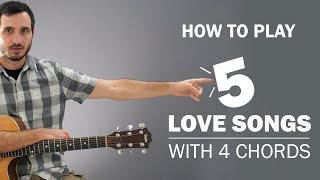 5 Love Songs With 4 Simple Chords screenshot 1