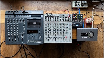 Midi Guitar Studio Rig Rundown | Tascam Portastudio 424 + Subsix | toast