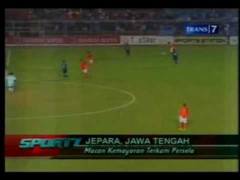 Indonesia Super League 2009/2010, Persela Lamongan (3) vs Persija Jakarta (4) @ Stadion Bumi Kartini, Jepara, Indonesia...