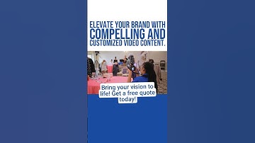 Transform your brand with our custom Visual Content SOLUTIONS!  #VideoProduction #BrandElevation