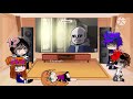 Aftons React to Megalomaniac Fnaf Undertale