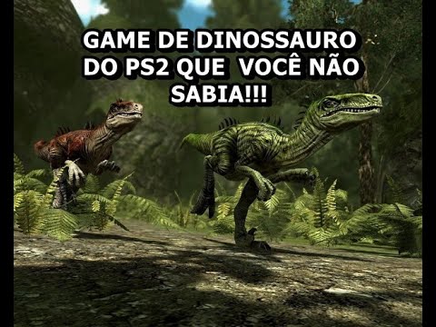 O MELHOR JOGO DE DINOSSAURO DO PS2?! 