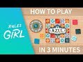 How to play azul in 3 minutes  rules girl