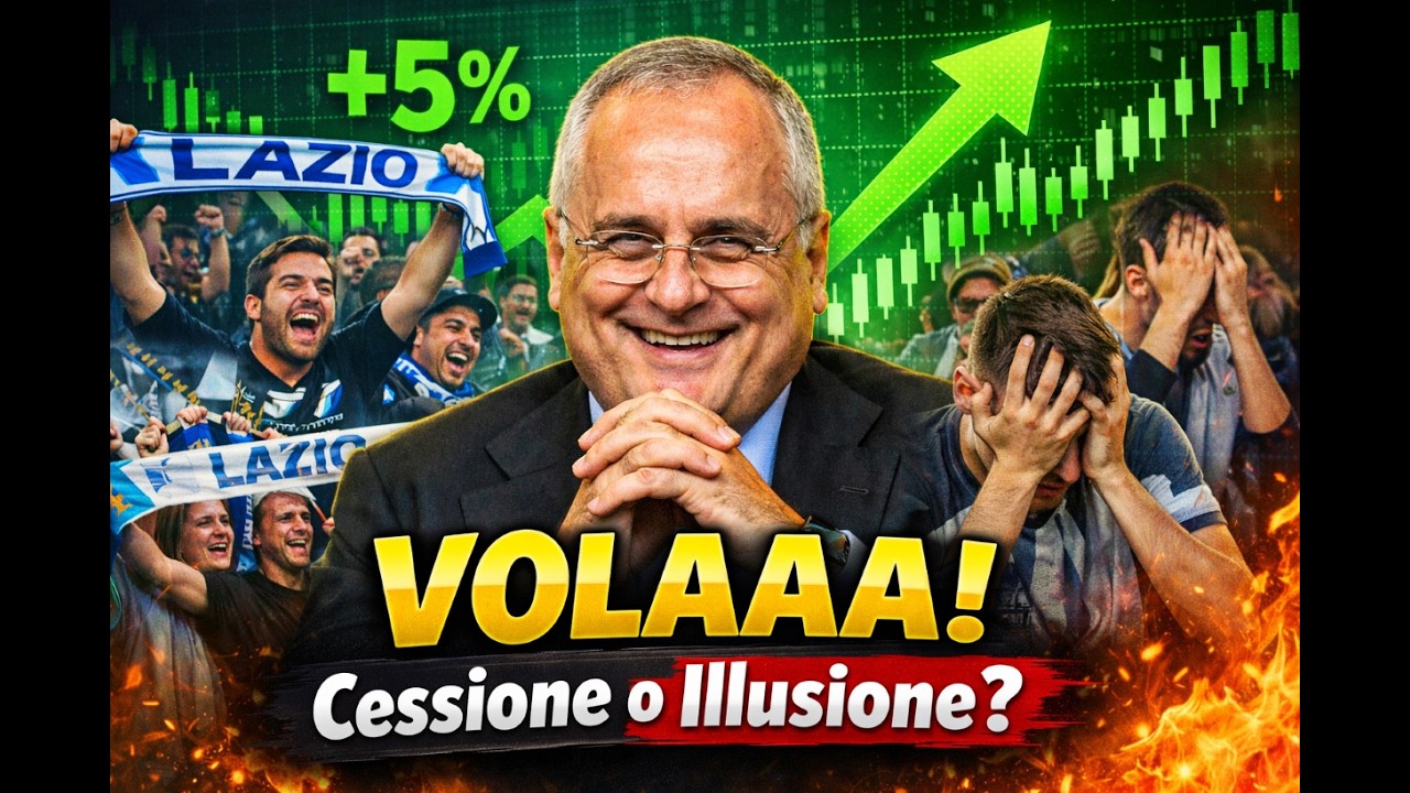 LAZIO, TITOLO IN BORSA IMPAZZITO! Cessione in Arrivo o Illusione? Caos Totale e Smentite Ufficiali