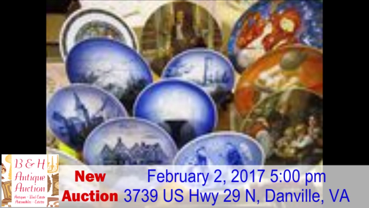 BH Antique Auction Feb 2, 2017 5 00 pm 3739 US Hwy 29 N, Danville, VA