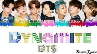 BTS - DYNAMITE || Color Coded Lyrics || [Lyrical Video]