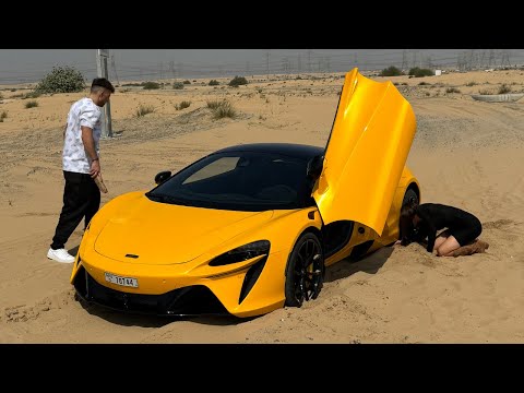 This Russian Girl Beached The McLaren!