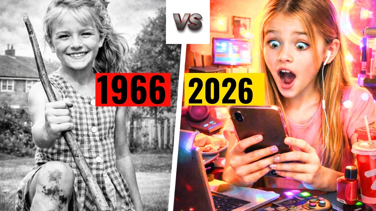 Kids in the 1960s vs Kids in 2026… We’ve Gone Soft 😂