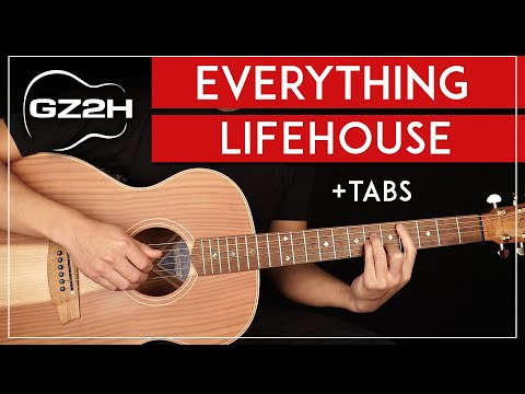 Everything Guitar Tutorial Lifehouse Guitar Lesson |Fingerpicking + Chords + TAB|