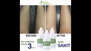 Cantik Amanah Krim Perontok Bulu Hasil Permanen Dengan Hanya 3 Menit Green Angelica