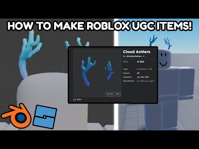 How to make a Roblox UGC item (Beginner Tutorial) 