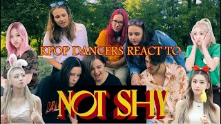 KPOP COVER TEAM REACT TO ITZY - ‘NOT SHY’ MV | ( K.O.T Cafe) Latvia