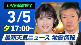 ウェザーニュースの配信のサムネイル画像