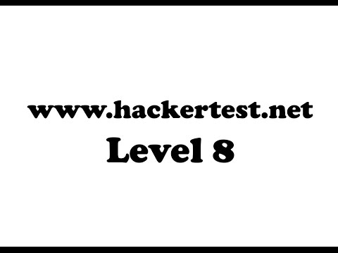 Test Your Hack Skills Legally Level 8
