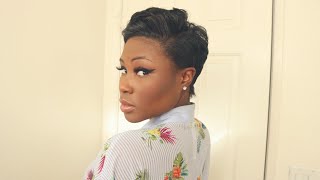 HOW TO: Style A Short and Sassy Pixie Cut | Nia Long Inspired