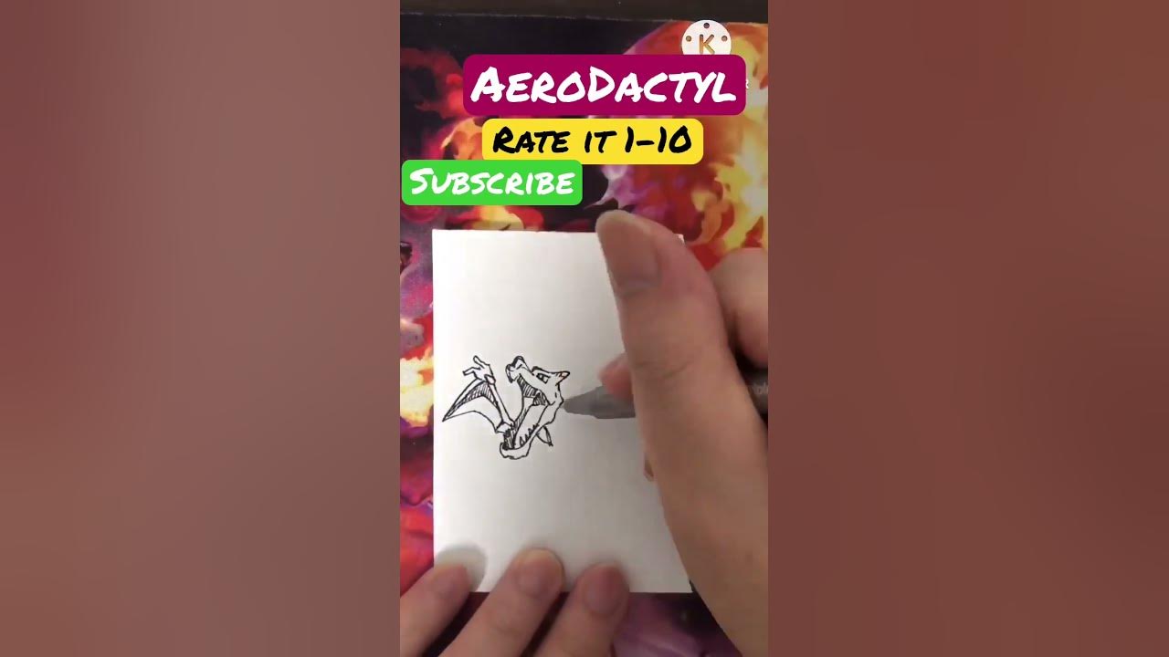aerodactyl (pokemon) drawn by racieb