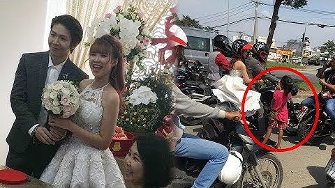 Hành động gây choáng của Kelvin Khánh khi chạm tráng 1 cô bé trên đường khi rước cô dâu Khởi My