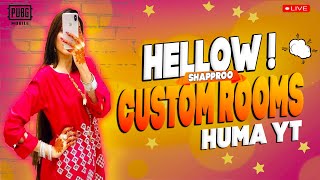 Pubg Mobile Unlimited Uc Giveaways LIVE CUSTOM ROOMS | | HUMA MALICK YT