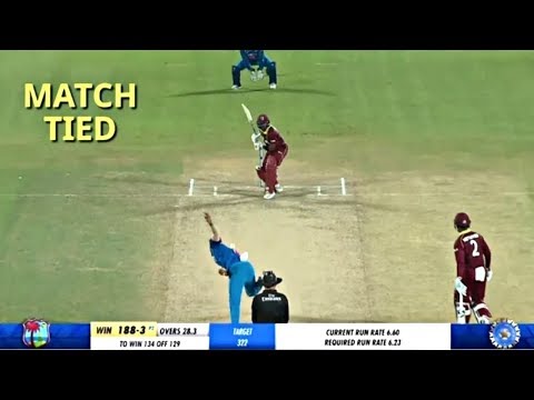 india-vs-west-indies-2nd-odi-|-full-match-highlights-||-match-tied-||-2018