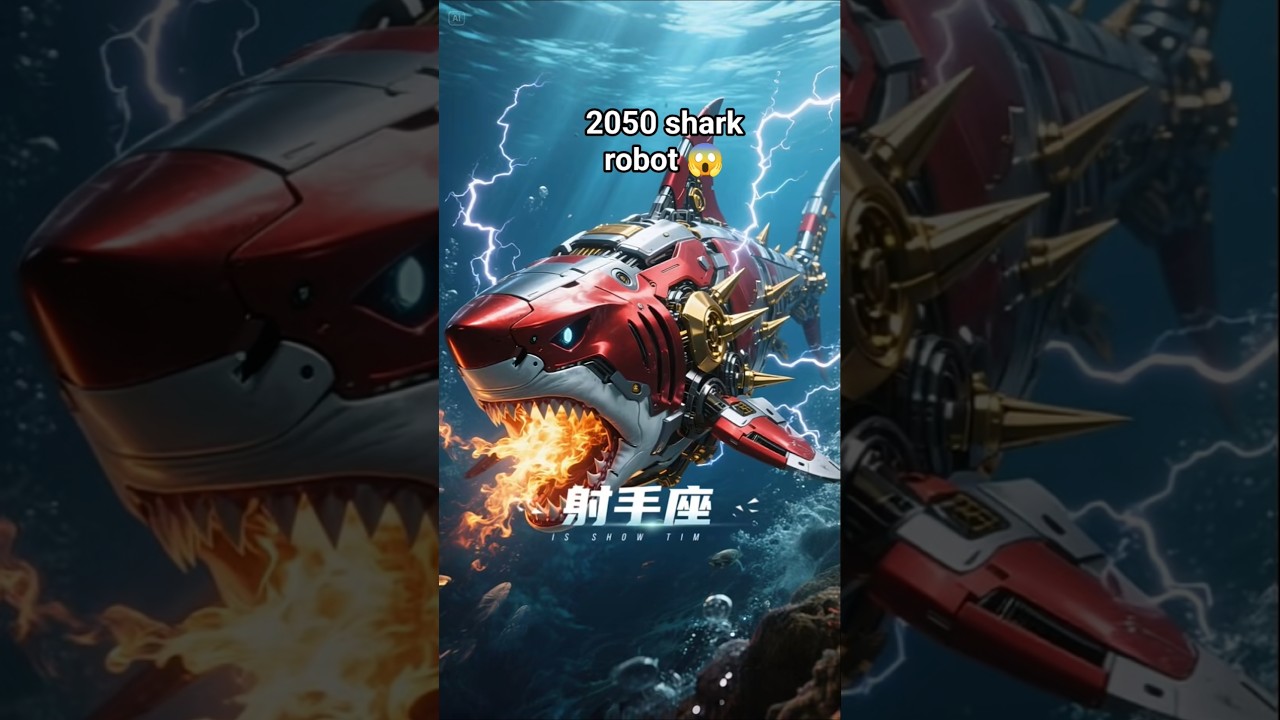 2050 shark robot 😱.