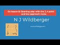 Go Lesson 8: Opening play with the 3_4 point and low approach move | Playing Go | N J Wildberger